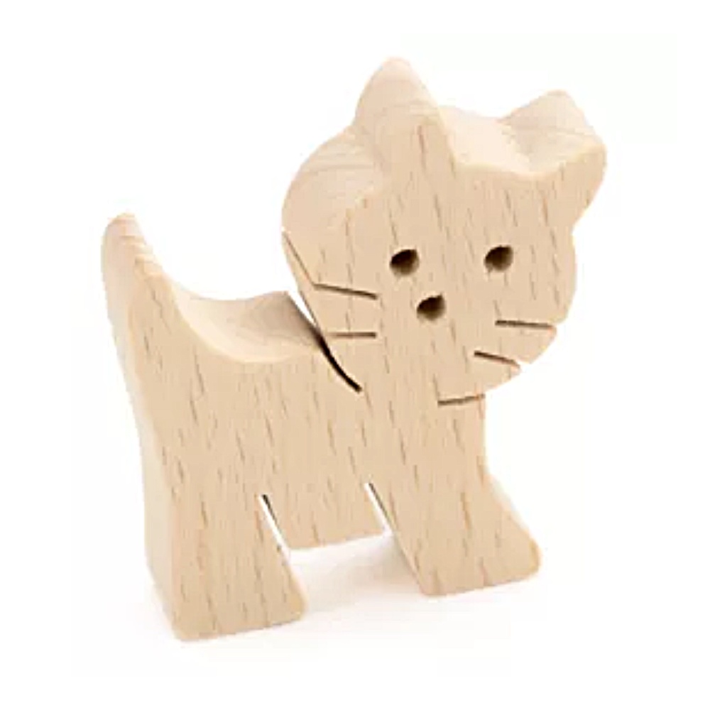 Natur figura – cica – fajáték a mikuláscsomagokhoz