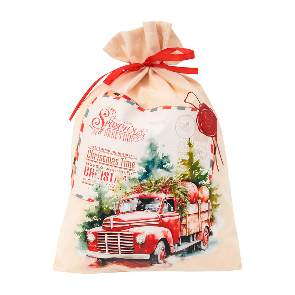 1. Vászon zsák – Christmas Time – vászon mikulászsák